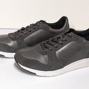 Banana Republic Gray Synthetic Leather Fashion Sneakers [9 1/2]